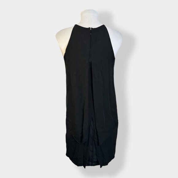 Theory Shift Black Silk Sleeveless Dress - Picture 3 of 5